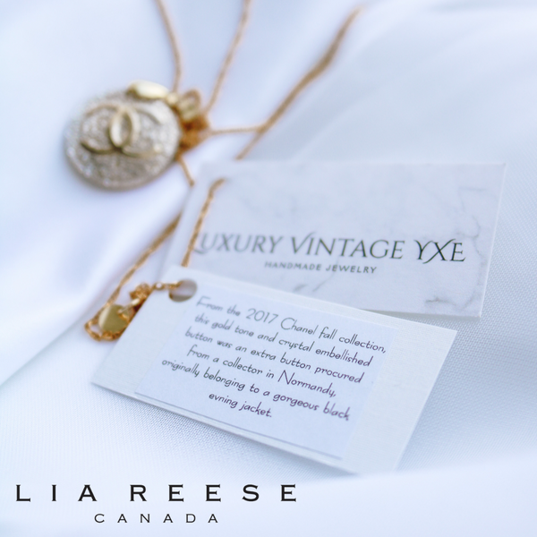 LV, Gold Necklace – Lia Reese Canada