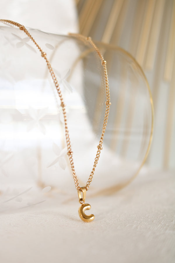 Mini Cloud Monogram Pendants